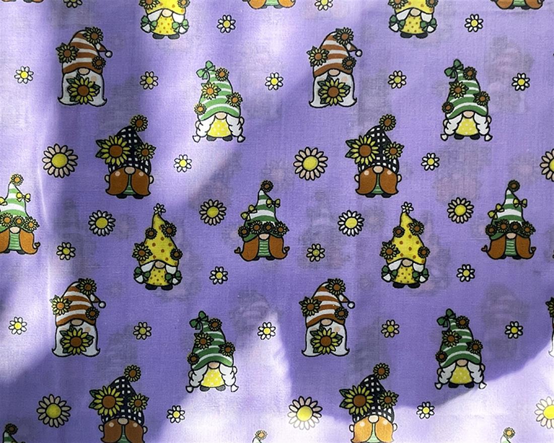 Spring Gonk Polycotton Printed Fabric