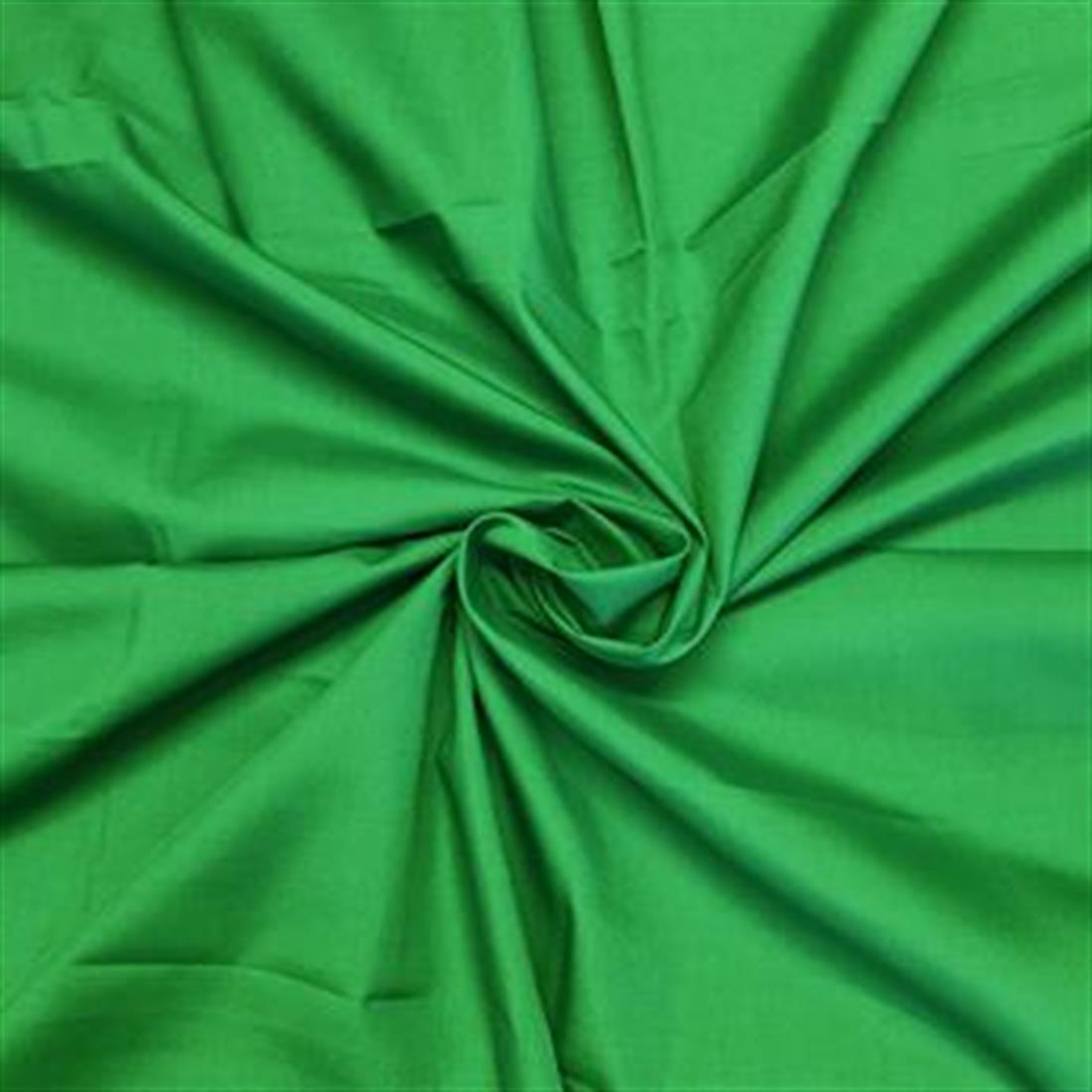 Grass Green Lightweight Plain Polycotton Fabric