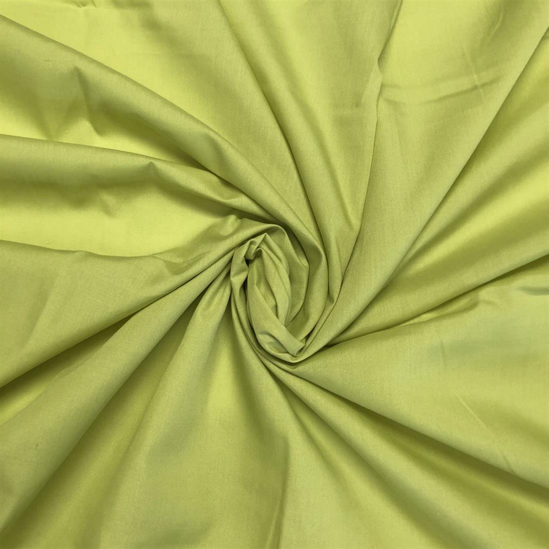 Olive Plian Polycotton Plain Inch Wide