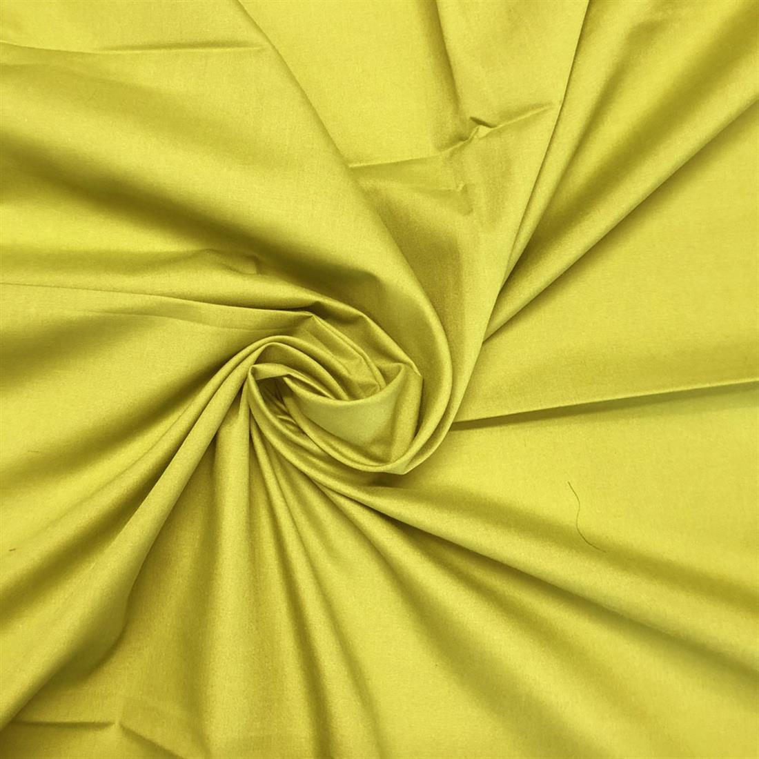 Pistachio Lightweight Plain Polycotton Fabric