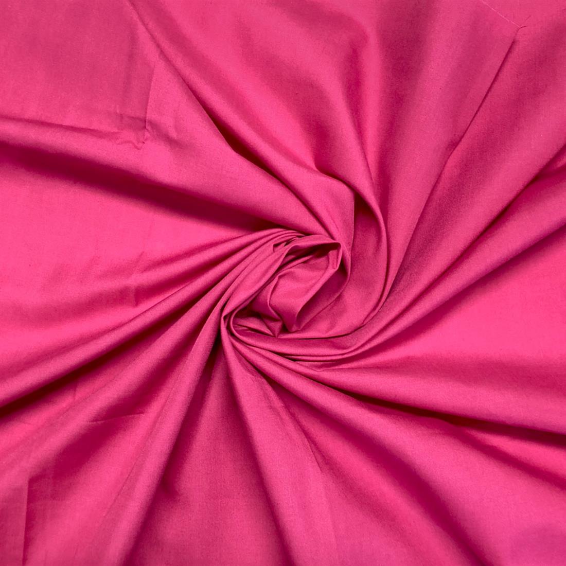 Fuchsia Lightweight Plain Polycotton Fabric