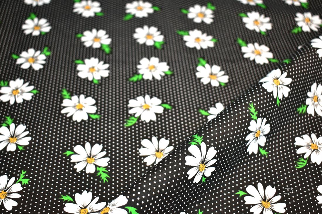 Printed Sunflowers Polycotton Fabric