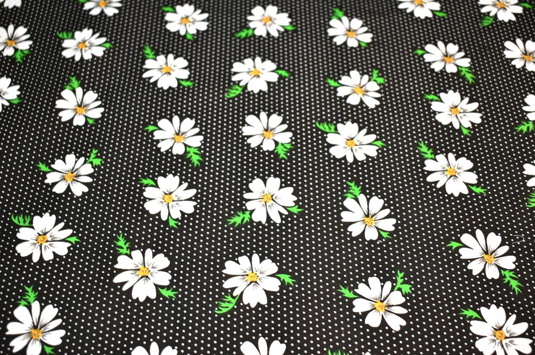 Printed Sunflowers Polycotton Fabric