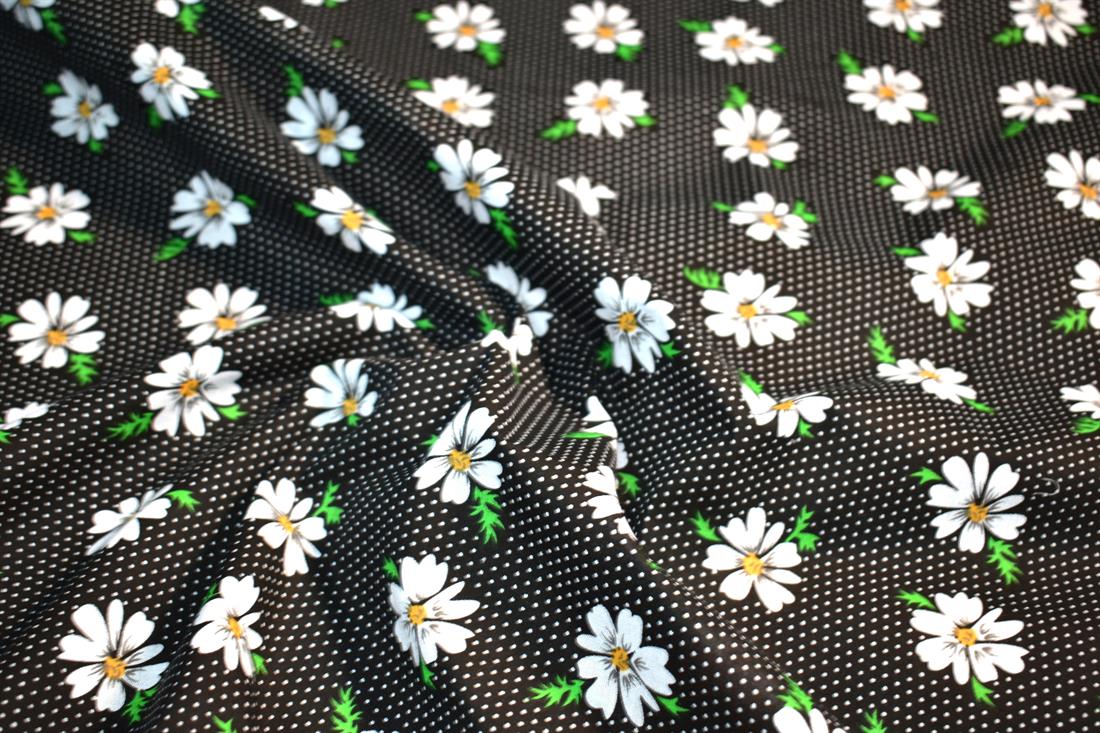 Printed Sunflowers Polycotton Fabric