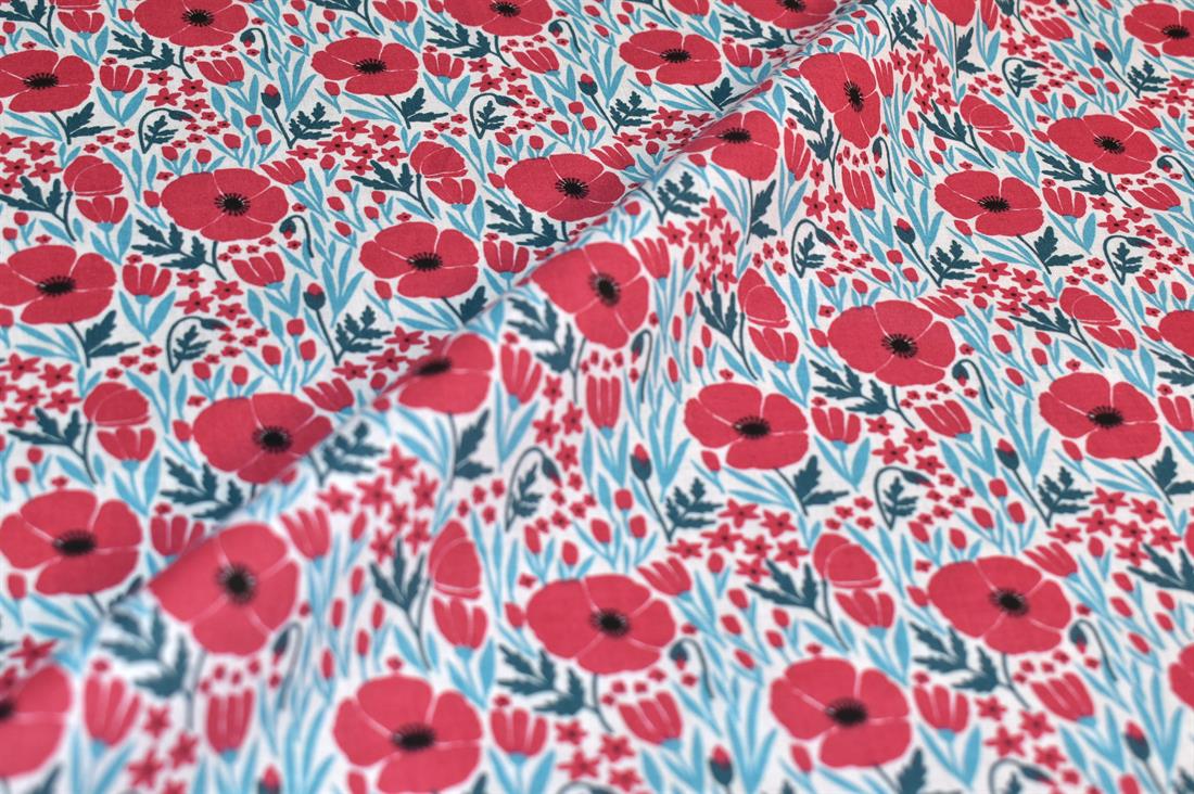 Printed Polycotton Fabric