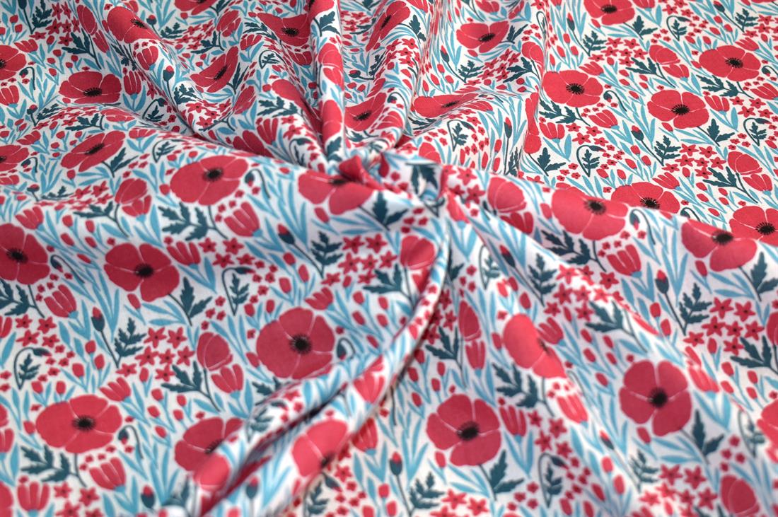 Printed Polycotton Fabric