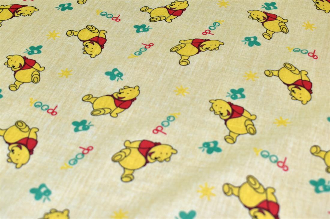 Winnie The Pooh Printed Polycotton Fabric