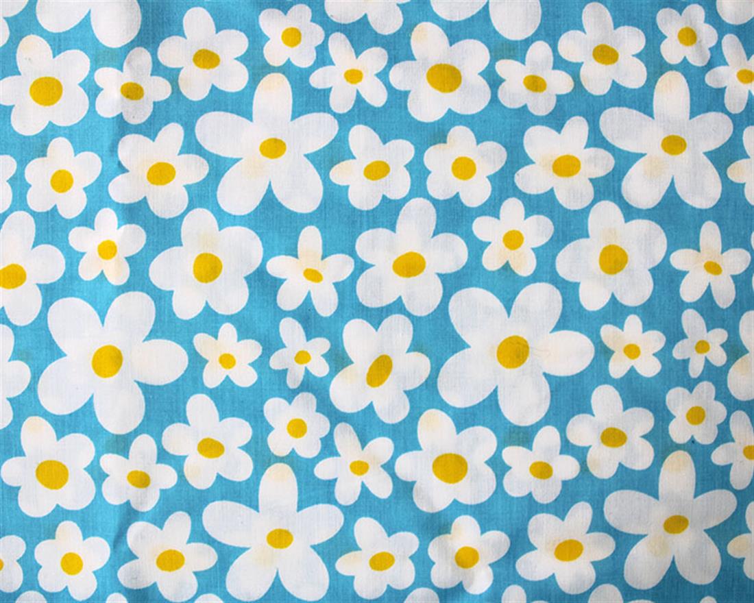 Mindy Florals Egg Flowers Polycotton Printed Fabric