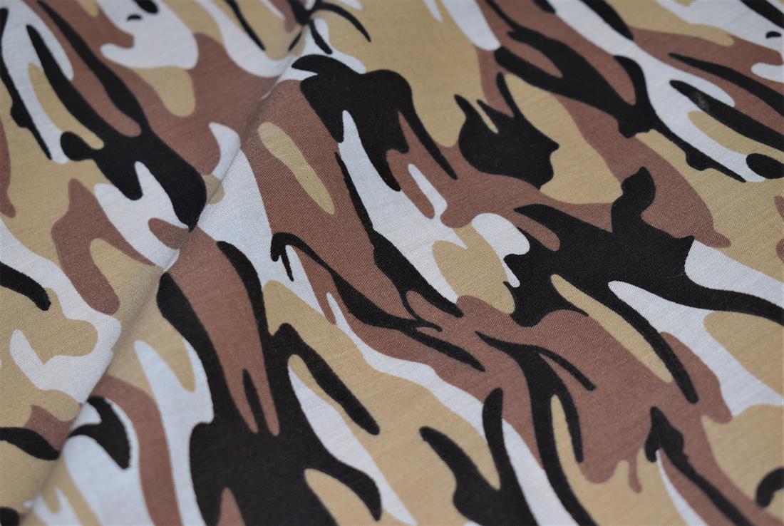 Camouflage Print PolyCotton Fabric