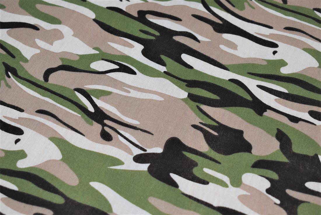 Camouflage Print PolyCotton Fabric