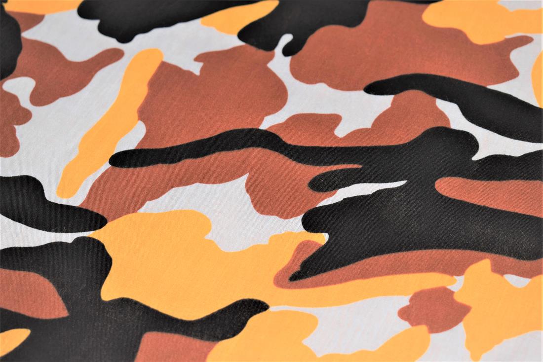 Camouflage Print PolyCotton Fabric