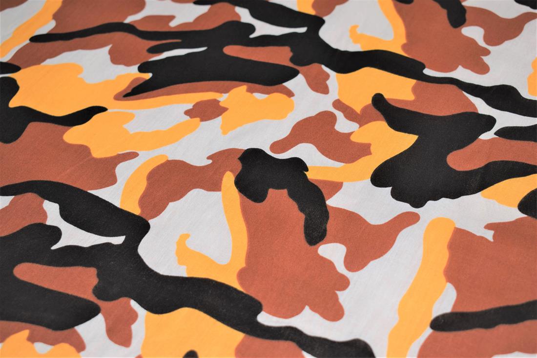 Camouflage Print PolyCotton Fabric
