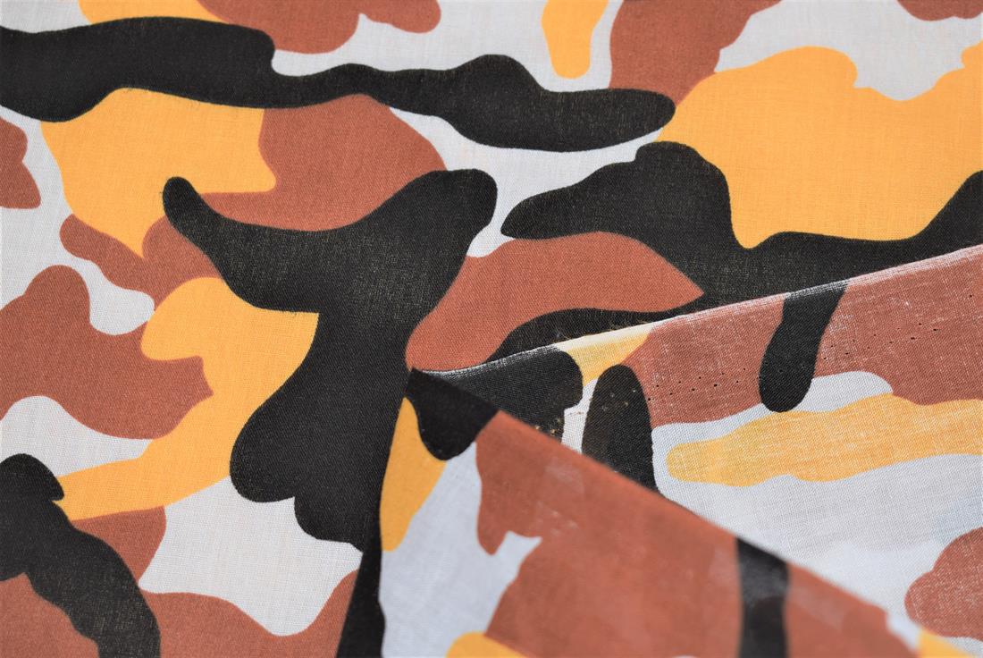 Camouflage Print PolyCotton Fabric