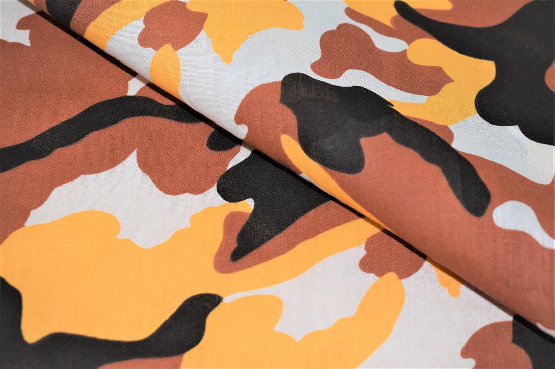 Camouflage Print PolyCotton Fabric