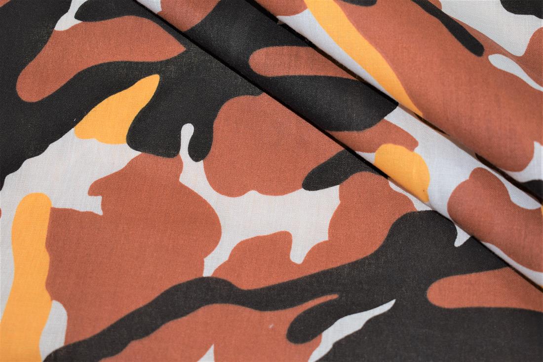 Camouflage Print PolyCotton Fabric