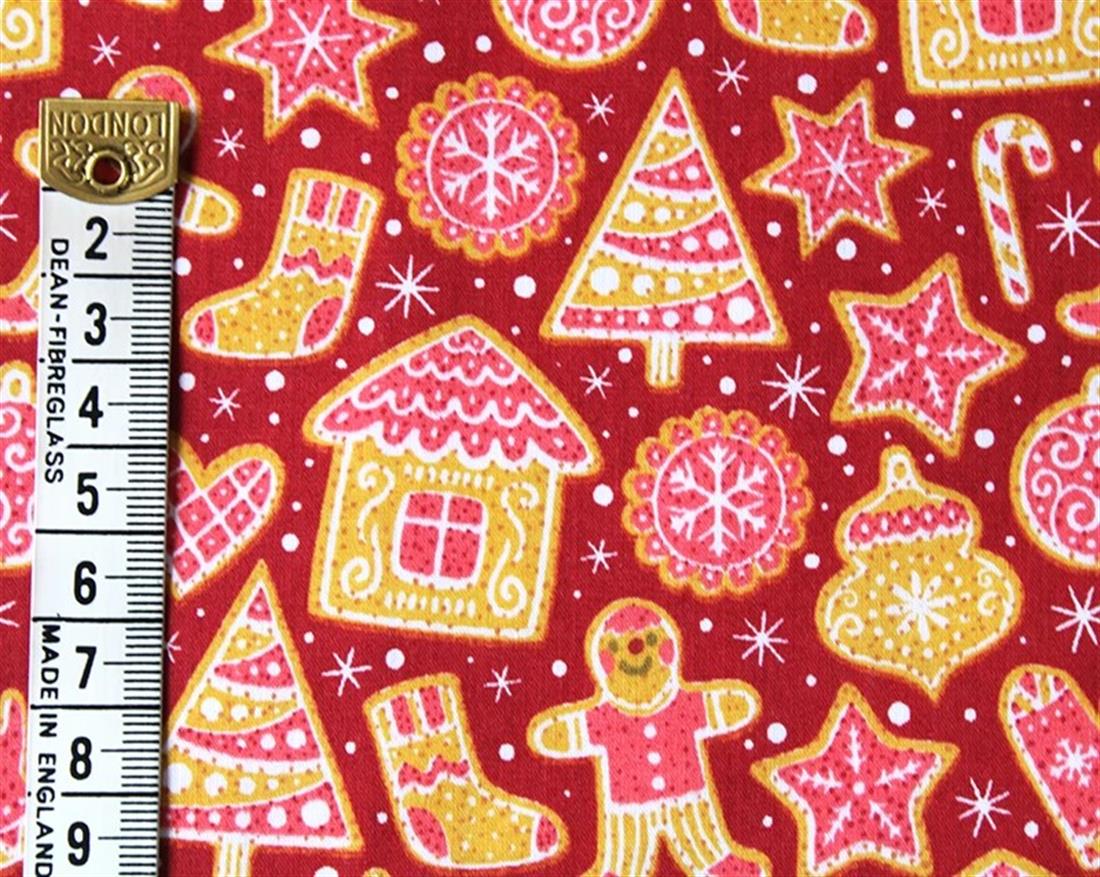 MP Polycotton Festive Gingerbread Mixing Polyester and Cotton…