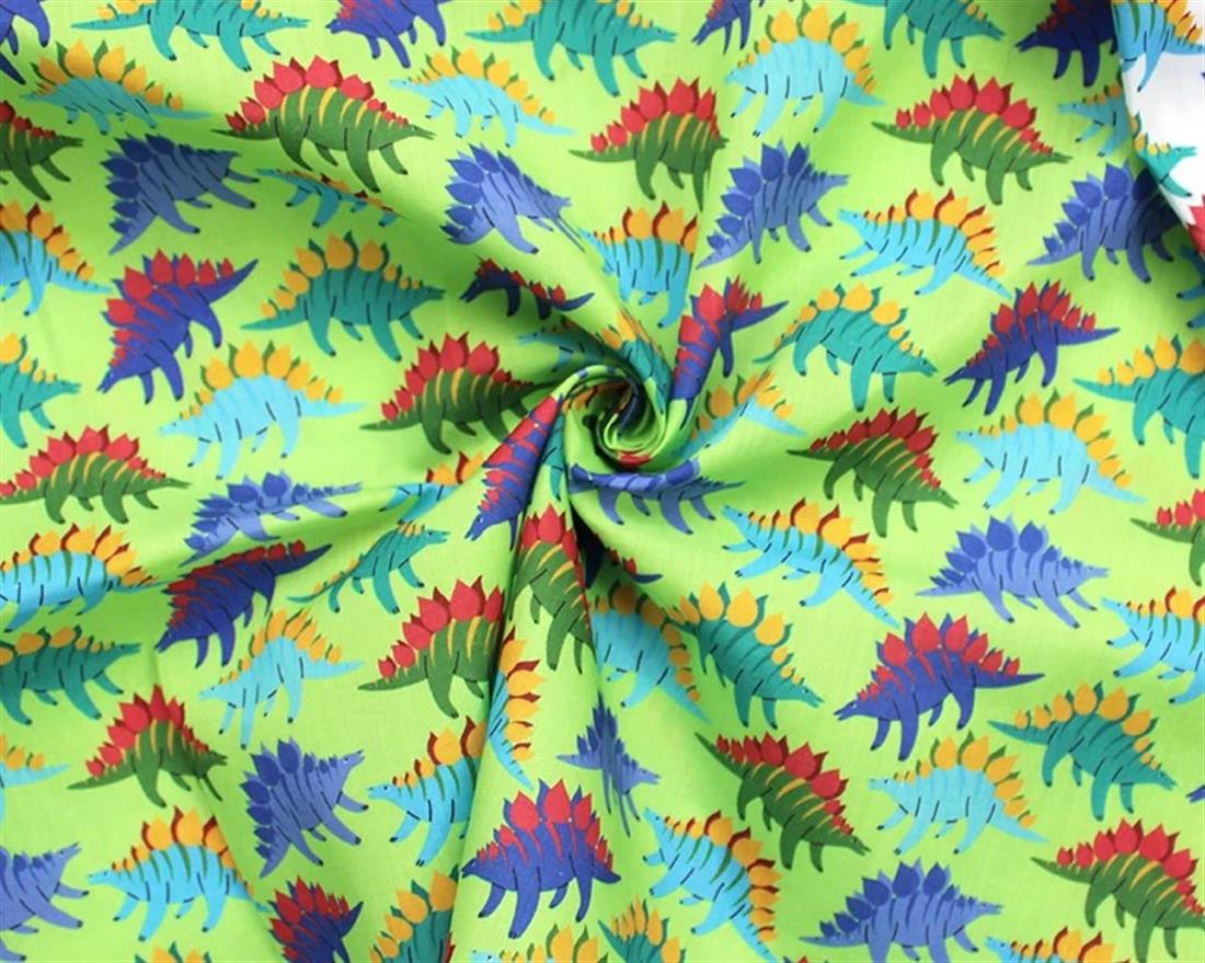 MP Digital Polycotton Dinos A Fun Fabric