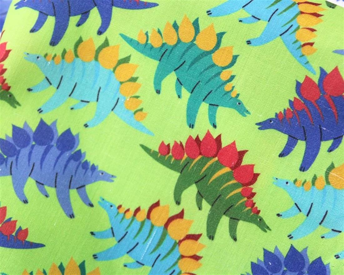 MP Digital Polycotton Dinos A Fun Fabric
