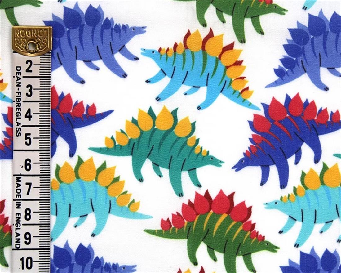 MP Digital Polycotton Dinos A Fun Fabric