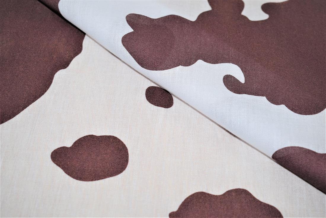 Cow Printed Polycotton Fabric