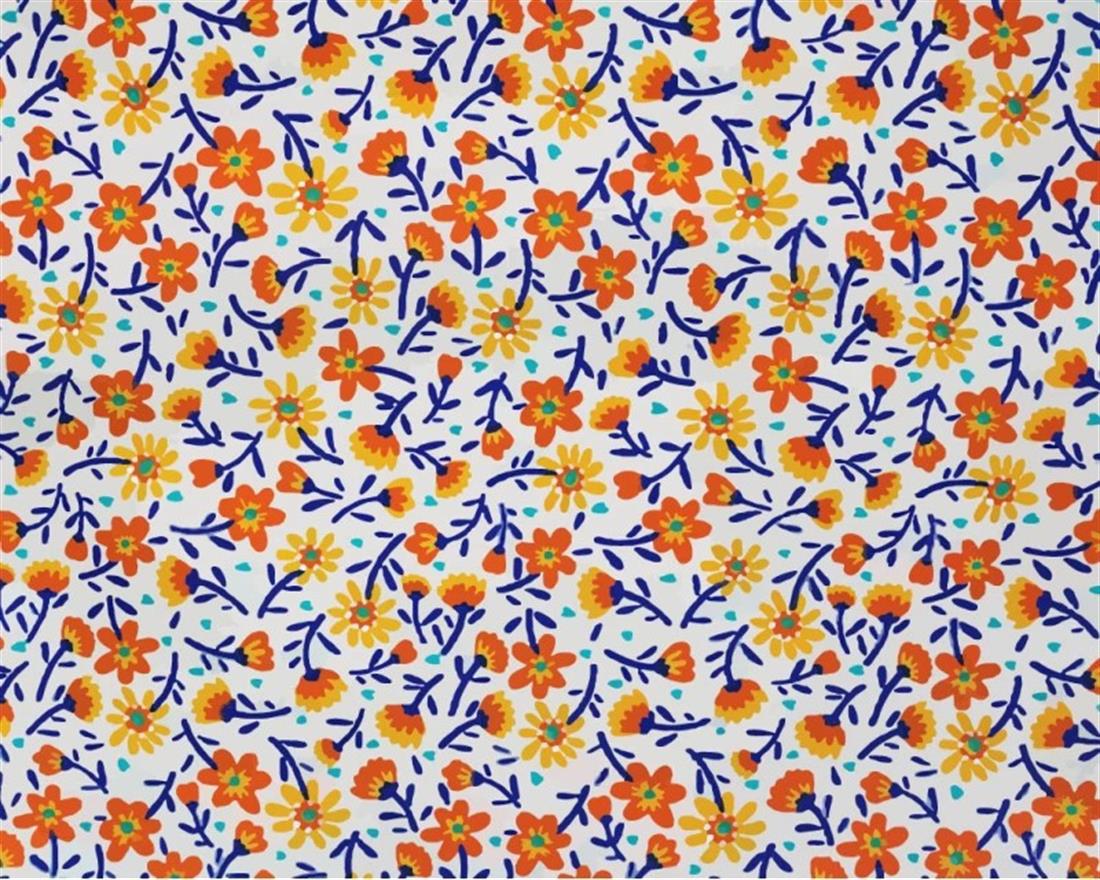 Mindy Polycotton Ditsy A Soft Printed Fabric