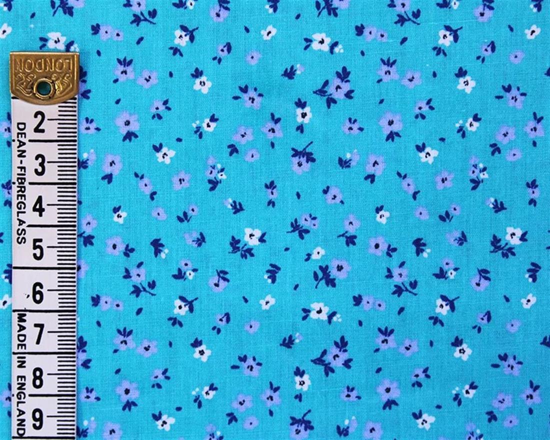 Mindy Polycotton Ditsy A Soft Fabric, Scattered Floral Print