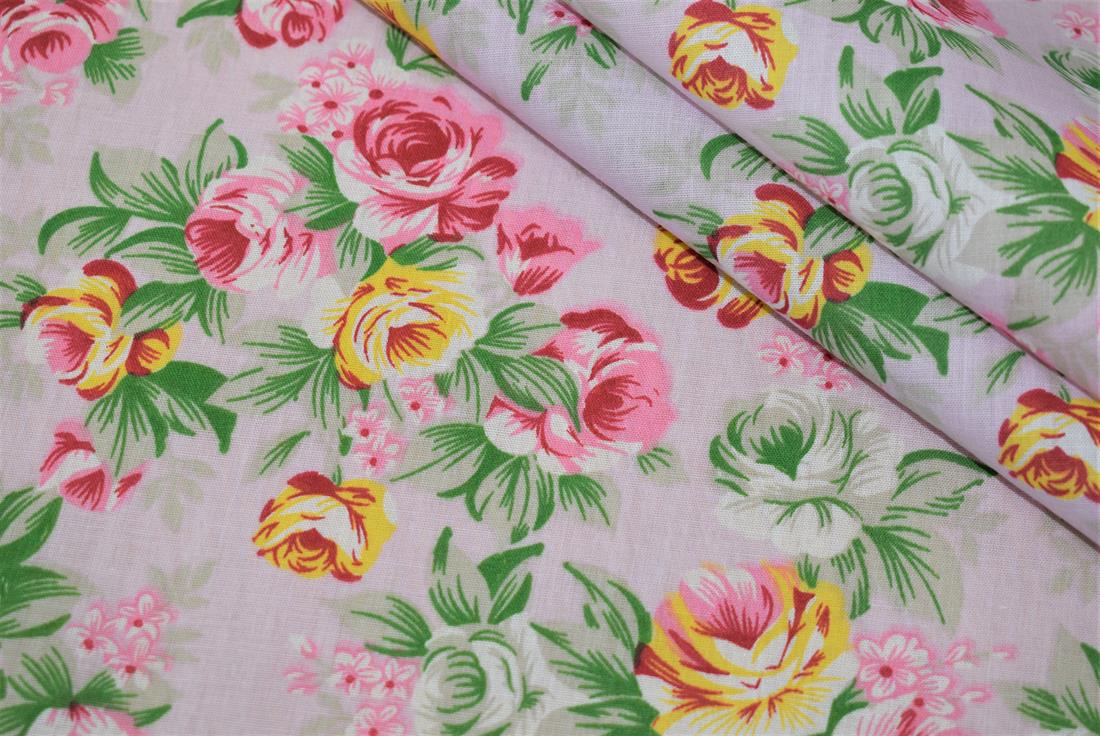 Floral Print PolyCotton Fabric