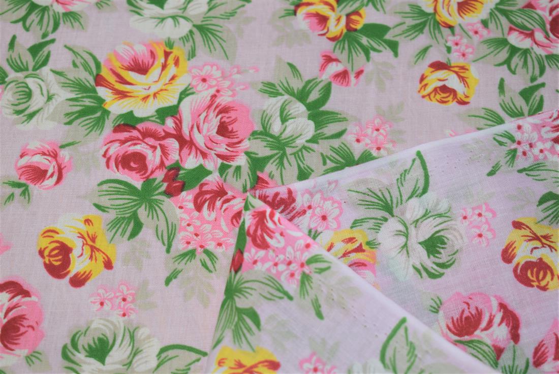 Floral Print PolyCotton Fabric