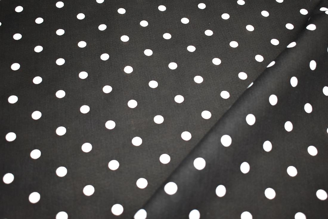 Printed Pin Spot Polycotton Fabric