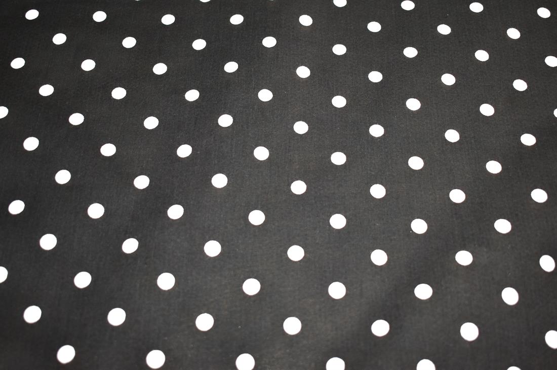 Printed Pin Spot Polycotton Fabric
