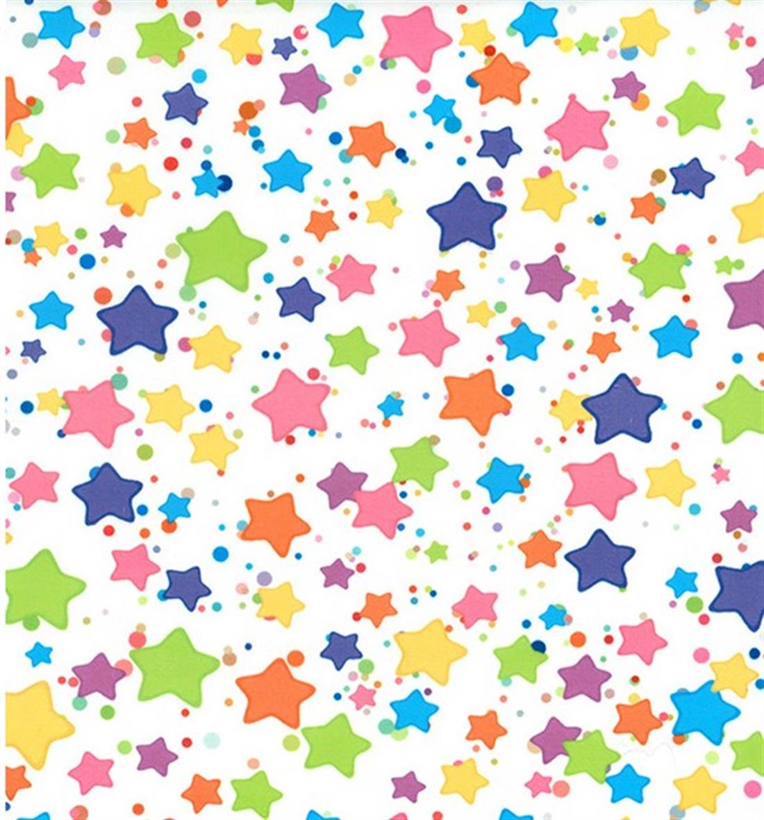 White Printed Polycotton Fabric