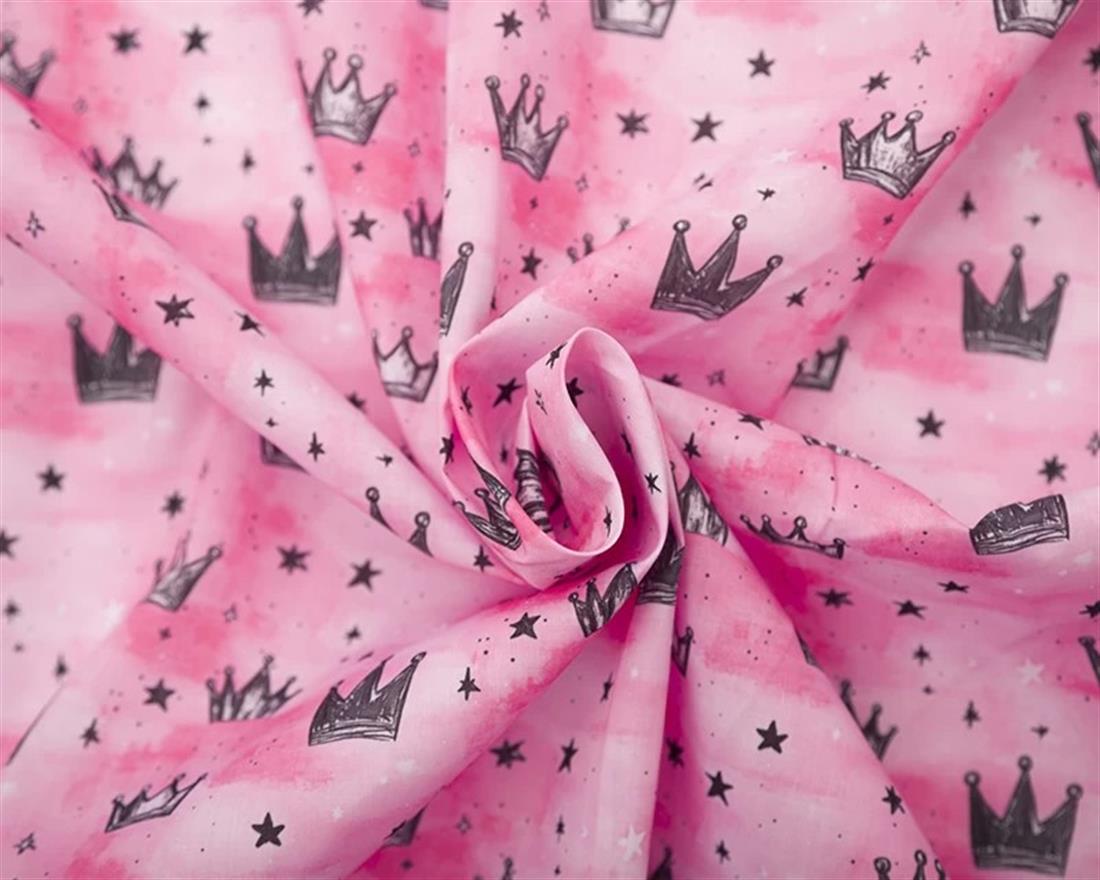 Pink MP Digital Polycotton Princess Add a Touch of Charm and…