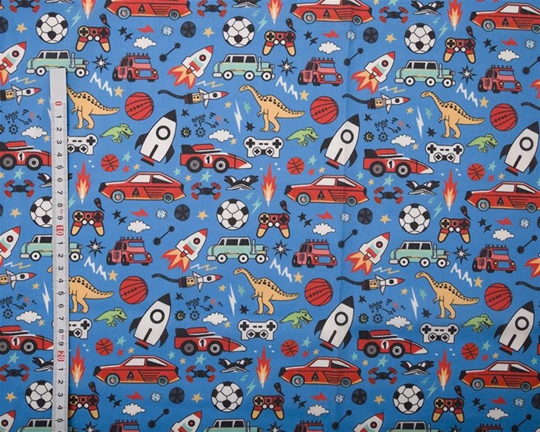 Blue MP Digital Polycotton Playtime Bring Fun and Vibrant Energy to…