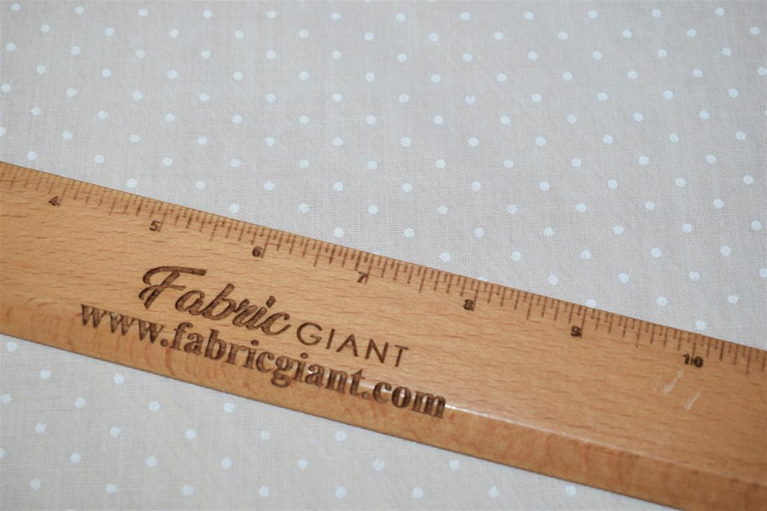 Small Pin Spot Printed Polycotton Fabric