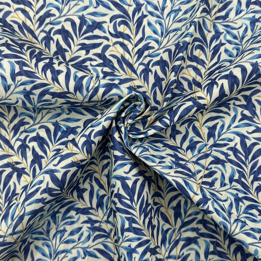 Willow Bough Blue Printed Polycotton FabricThis Beautiful Christmas…