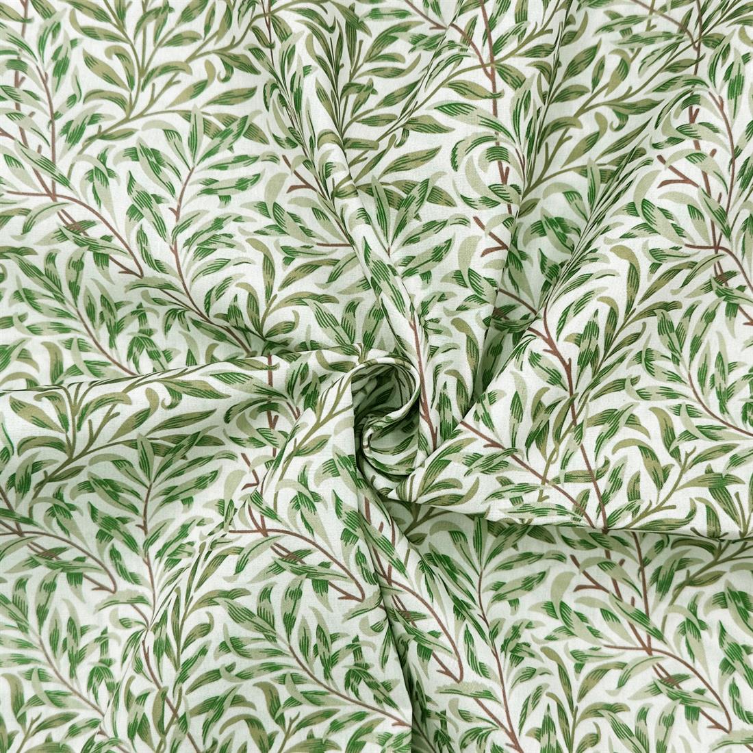Green Willow Bough Greene Printed Polycotton FabricThis Beautiful…