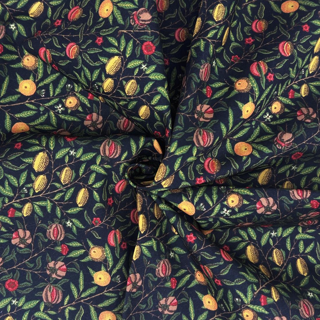 Pomegranate Ebony Printed Polycotton FabricThis Beautiful Christmas…