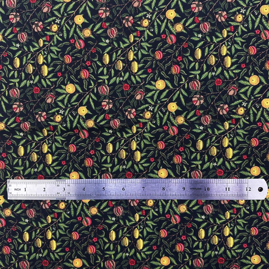 Pomegranate Ebony Printed Polycotton FabricThis Beautiful Christmas…