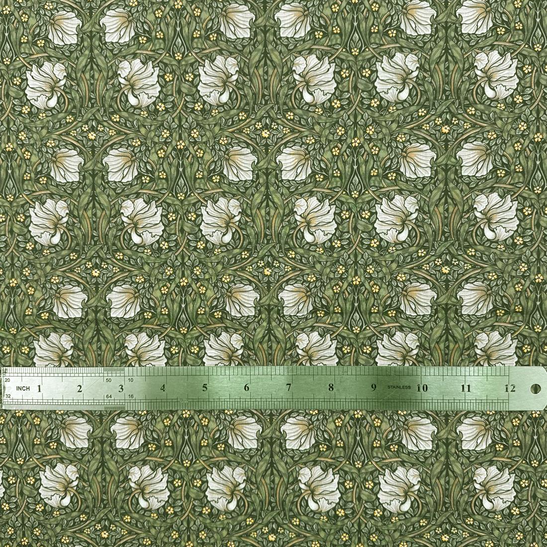 Pimpernel Olive Printed Polycotton FabricThis Beautiful Christmas…