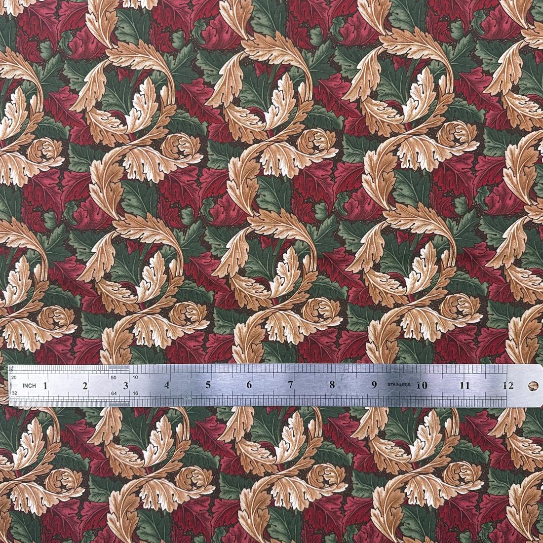 Acanthus Berry Printed Polycotton FabricThis Beautiful Christmas…