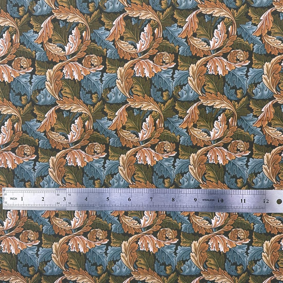 Acanthus Azure Printed Polycotton FabricThis Beautiful Christmas…