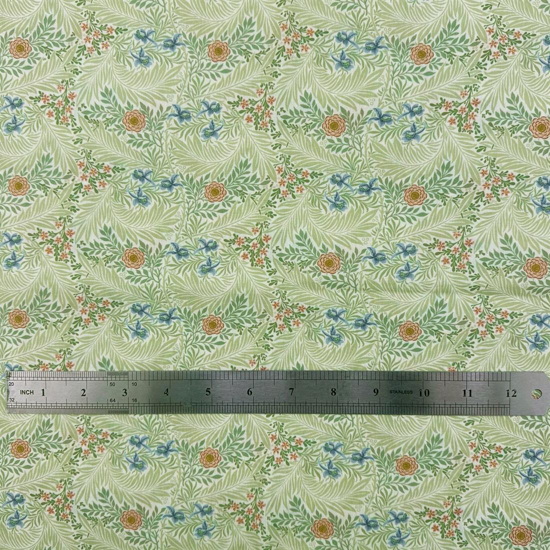 Larkspur Green Printed Polycotton FabricThis Beautiful Christmas…