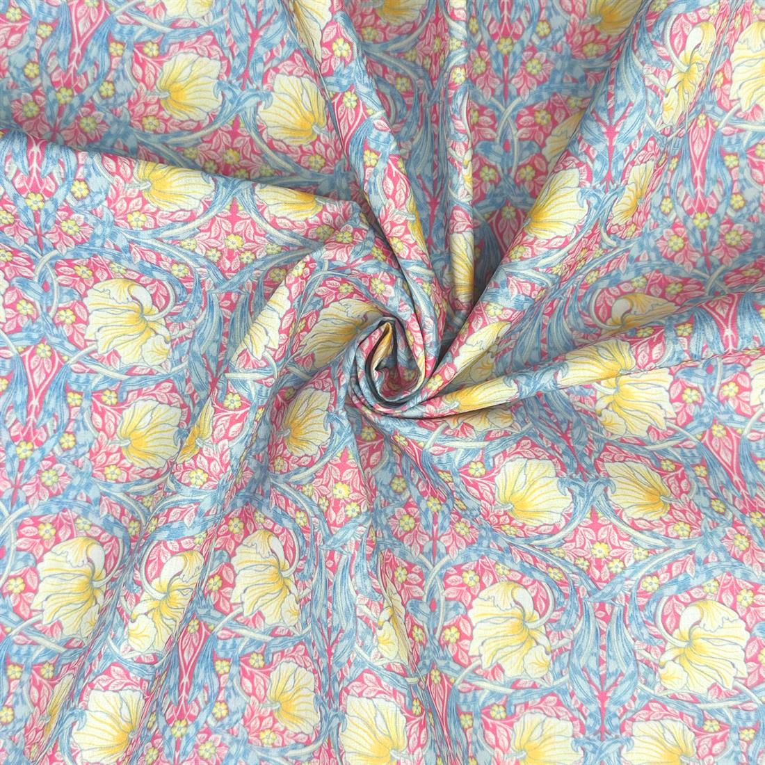 Pimpernel Pastel Pink Printed Polycotton FabricThis Beautiful…