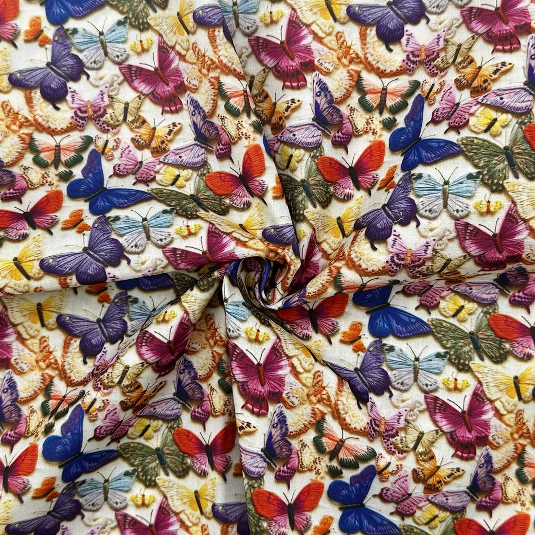 3D Butterflies Printed Polycotton FabricThis Beautiful Christmas…