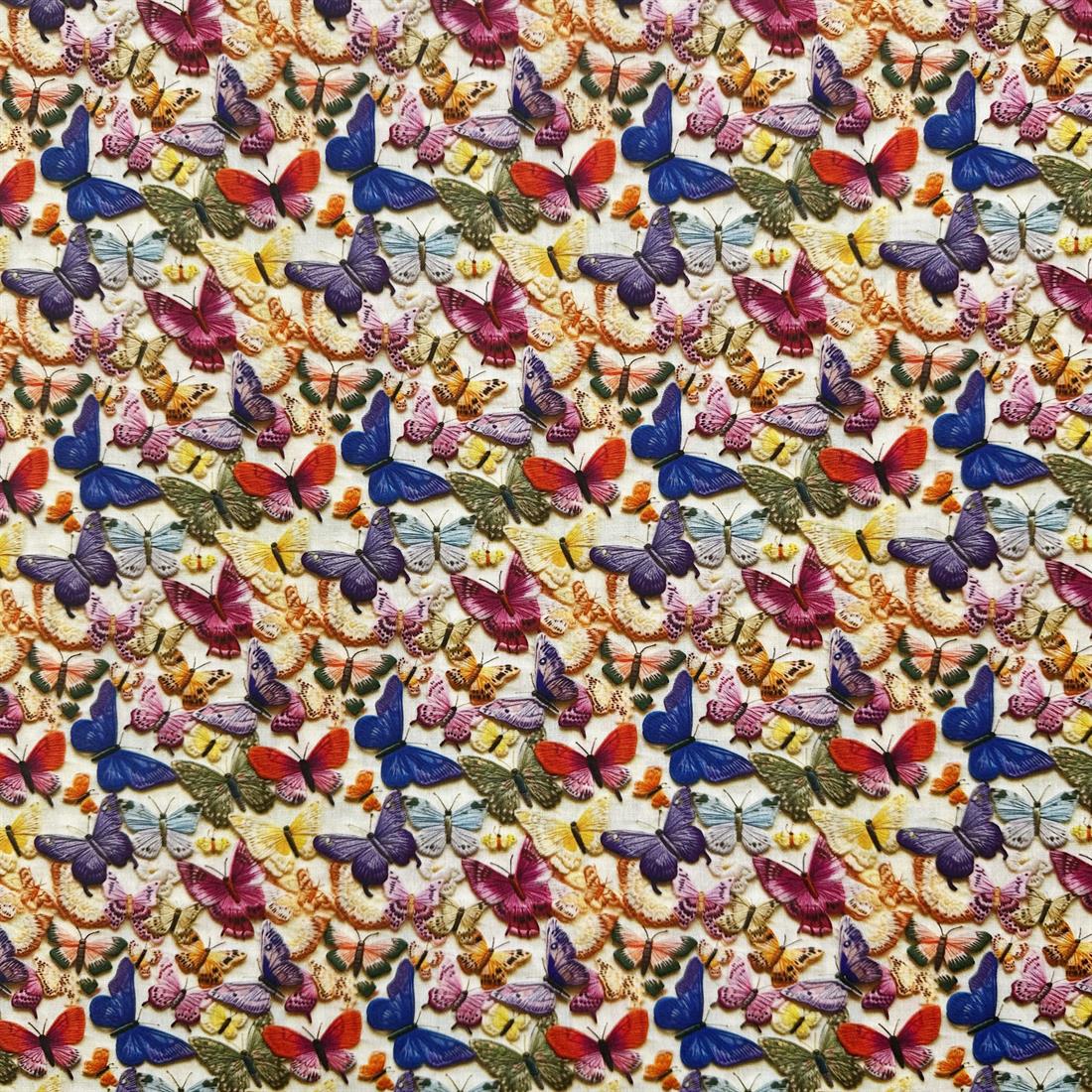3D Butterflies Printed Polycotton FabricThis Beautiful Christmas…