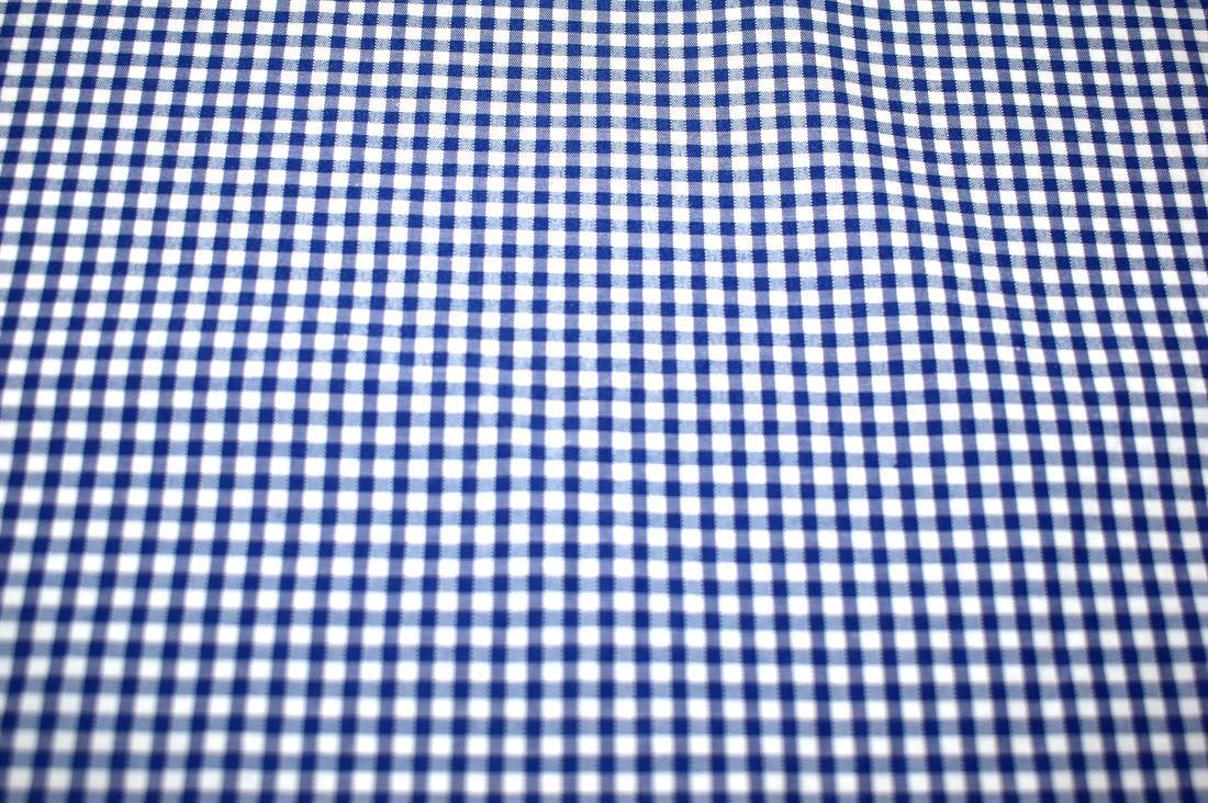 Gingham Small Check 1/8 Printed Polycotton Fabric