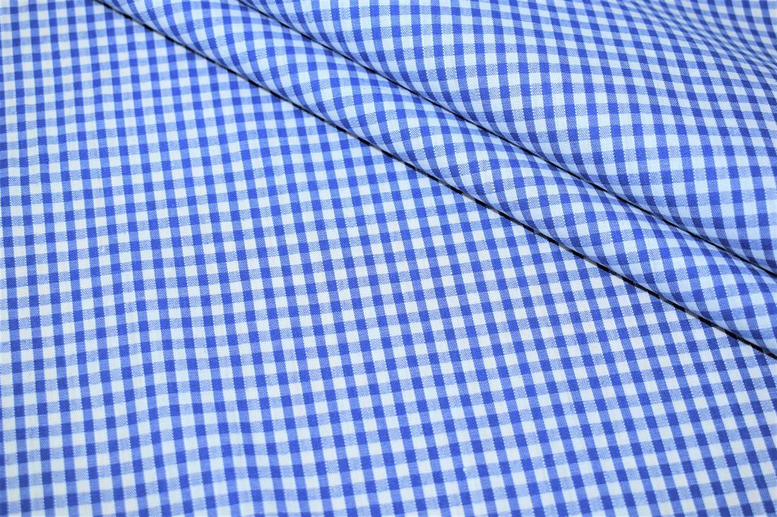 Gingham Small Check 1/8 Printed Polycotton Fabric