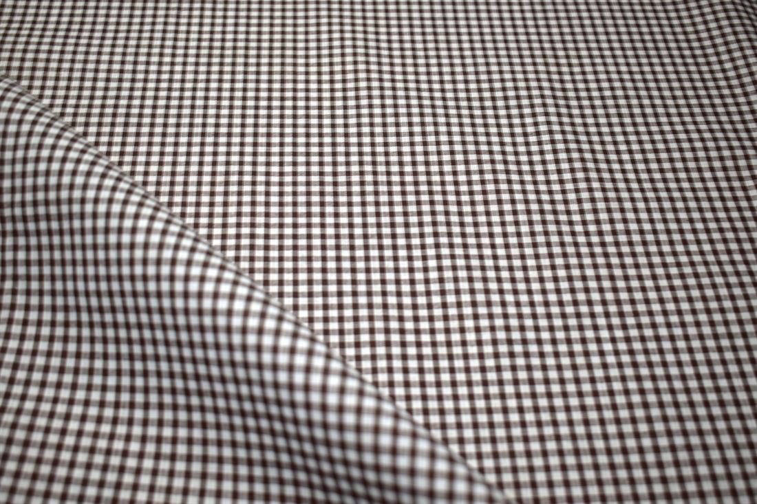 Gingham Small Check 1/8 Printed Polycotton Fabric
