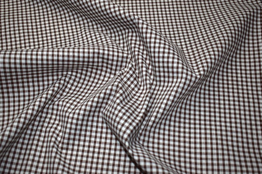 Gingham Small Check 1/8 Printed Polycotton Fabric