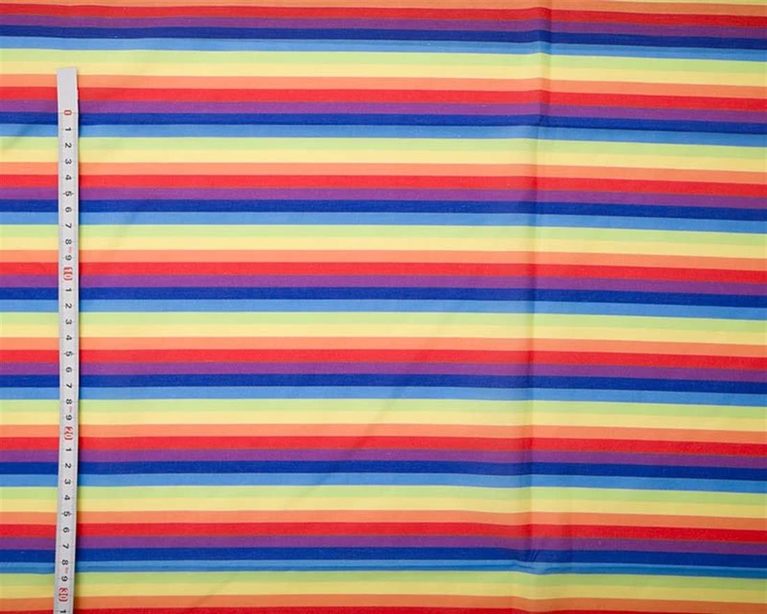 MP Digital Polycotton Rainbow Stripes Bring Vibrant Colour and Fun to…